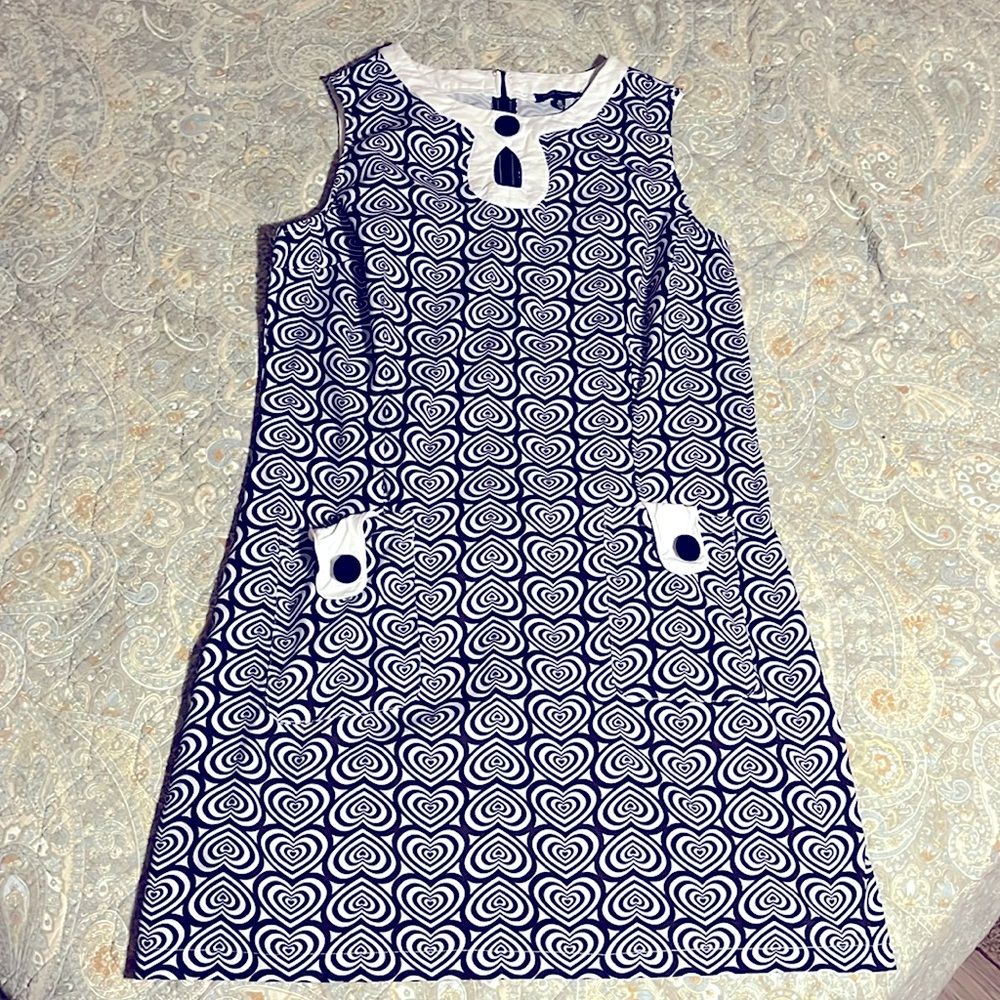 Vintage dress black and white